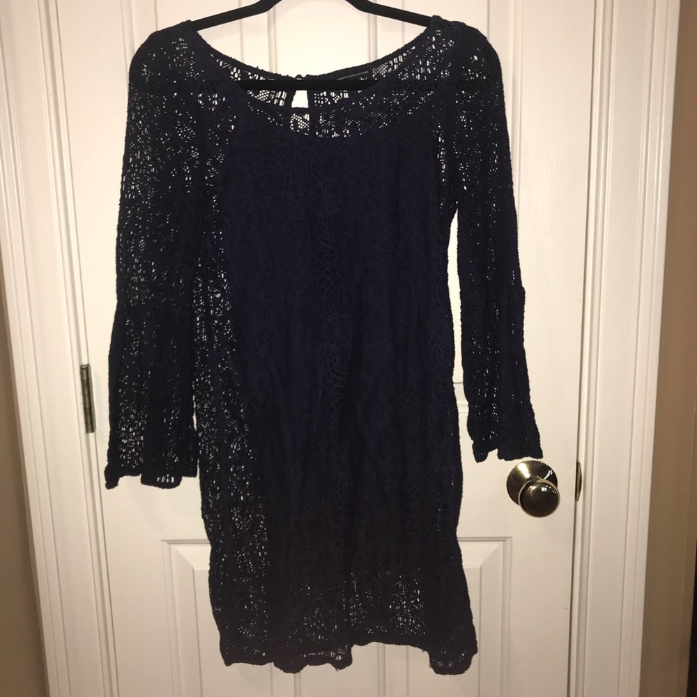 American Eagle Blue Lace Dress | Small